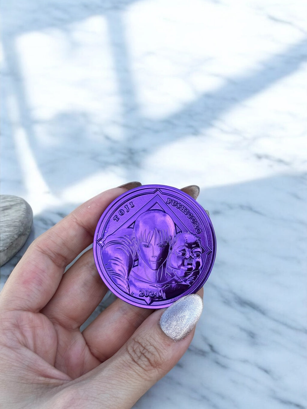 Toji purple Electroplated Coin