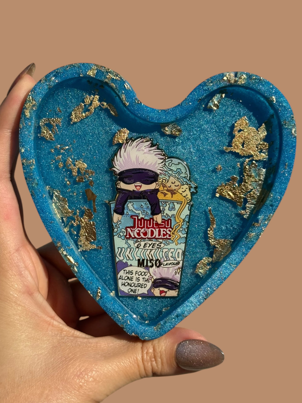 Gojo noodles Heart Coaster v2