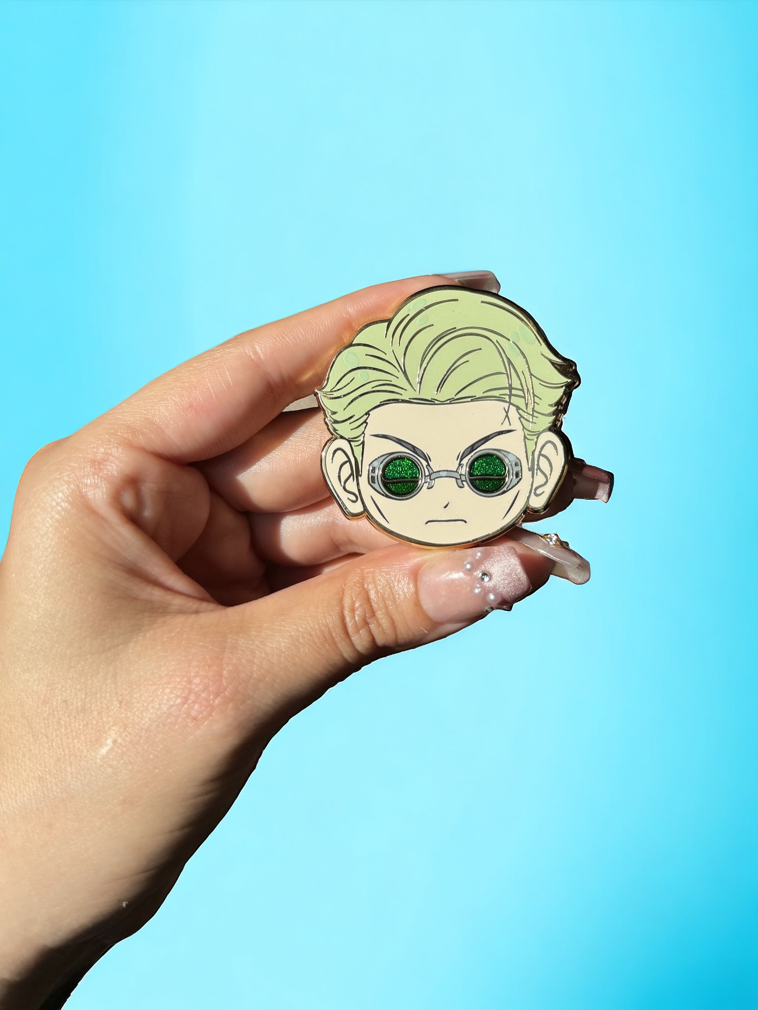 Nana chibi head pin