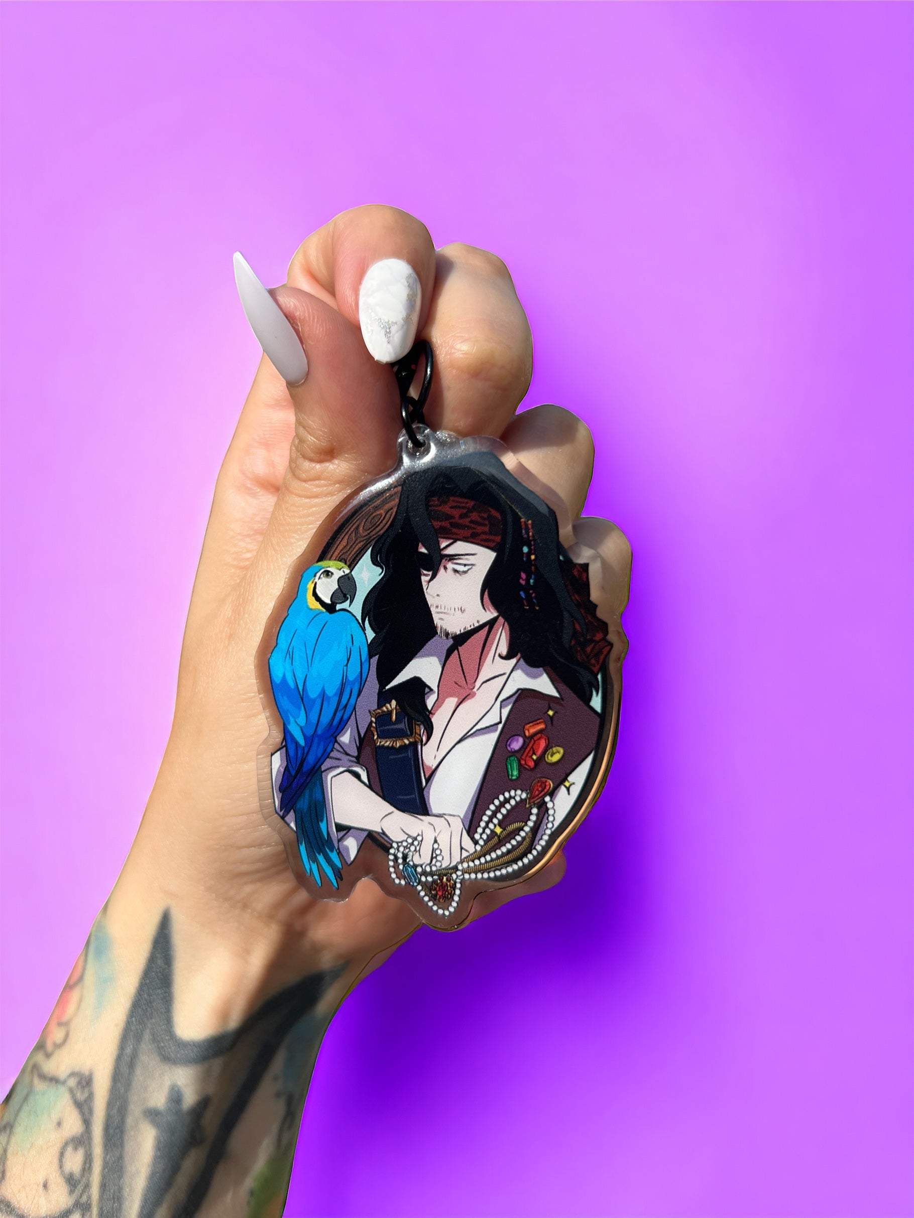 Zawa Pirate AU Acrylic Keychain 11